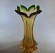 Large 1980s Fratelli Toso Murano Venetian Sommerso Art Glass Centrepiece Vase