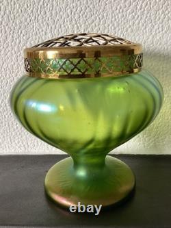 Large Art Nouveau Loetz, Kralik or Rindskopf Iridescent Vase. C1900