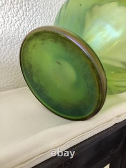 Large Art Nouveau Loetz, Kralik or Rindskopf Iridescent Vase. C1900