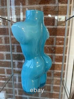 Large Male & Female Torso Art Glass (012650VE) 40cm