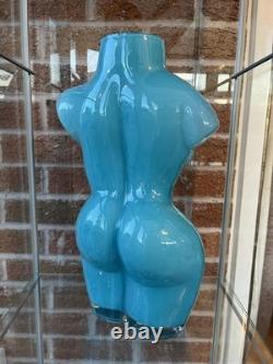 Large Male & Female Torso Art Glass (012650VE) 40cm
