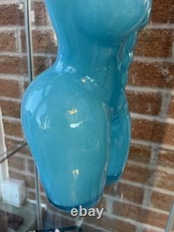 Large Male & Female Torso Art Glass (012650VE) 40cm