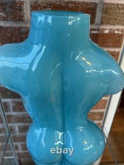 Large Male & Female Torso Art Glass (012650VE) 40cm
