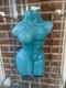 Large Male & Female Torso Art Glass Vase (012650ve) 40cm