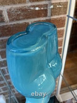 Large Male & Female Torso Art Glass Vase (012650VE) 40cm