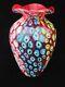 Large Size Murano Art Glass Free-formation Millefiori Murrine Vase With Label