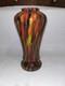 Large Vintage Franz Tomschick Bohemian Art Deco Spatter Glass Footed Vase Rare