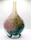 Large Vintage Maltese Mdina Art Glass Lollipop Vase Signed Circa 1970