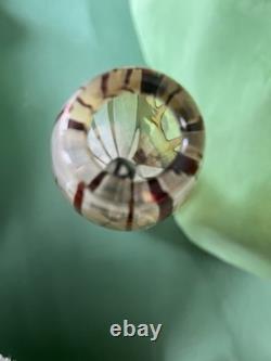 Large Vintage Mdina Glass Vase 1970s Malta 40cm Earthtones Hand Blown Art Glass