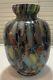 Large Vintage Mid Century Italian 12 Azzurra Maestri Vetrai Art Glass Vase