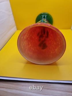 Large Vintage Murano 32cm Vase Made of Modern Murano Glass Paste. Rare Find VGC