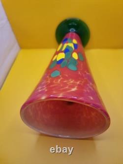 Large Vintage Murano 32cm Vase Made of Modern Murano Glass Paste. Rare Find VGC