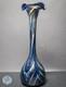 Lily Vase Cobalt Blue Mix Hand Blown Art Glass Vase Art Nouveau Style