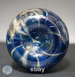Lily Vase Cobalt Blue Mix Hand Blown Art Glass Vase Art Nouveau Style