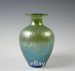 Loetz Austrian Art Glass Oil Spot Cabinet size Vase
