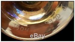 Louis Comfort Tiffany Favrile Glass Bud Vase Hand Signed Trumpet Antique Artwork