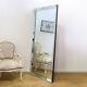 Luna Large Modern Frameless Wall Leaner Full Length Floor Mirror 178cm X 76cm