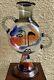 Mario Badioli Murano Art Glass Face Vase 22 Picasso Style Signed With Label