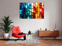 Marble Mirage 3D Effect Wall Art Acrylic Glass Unique Design Home Decor Office