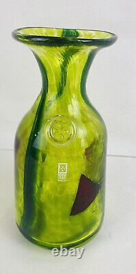 Mdina Malta Colourful Vintage Art Glass Vase, 9