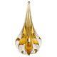 Medium Fenix Drop Glass Centerpiece Colored Hand Blown Murano-style Art Glass. V