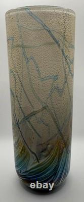 Michael Harris Studio Seascape Isle Of Wight Glass Vase