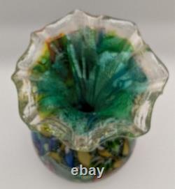 Mid-20th Century AVEM Murano Bizantino Millefiori Vase