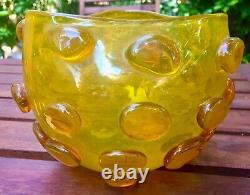 Mid Century Blenko art glass vase 1959 Wayne Husted