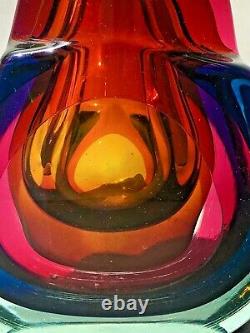 Mid Century Tom McLaughlin Studio Art Glass Vase