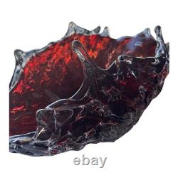 Mihai Topescu Glass Studio Glassmaker Blown Sculpture Bowl Vase Artist Artwork