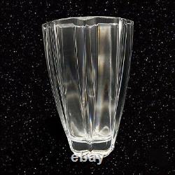 Mikasa Slovenia Lead Crystal Gemini Art Glass Vase XY 10t 7w
