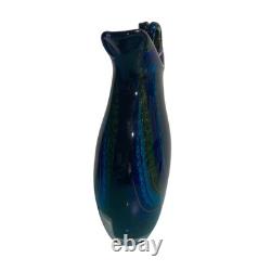 Milky Way Galaxy Vase Blown Art Glass Sculpture Murano Home Decor Designer