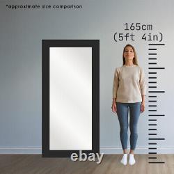 Molly Extra Large All Glass Full Length Bevelled Leaner Wall Mirror 174cm x 85cm