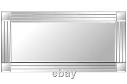 Molly Extra Large All Glass Full Length Bevelled Leaner Wall Mirror 174cm x 85cm