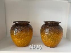 Monart glass vase