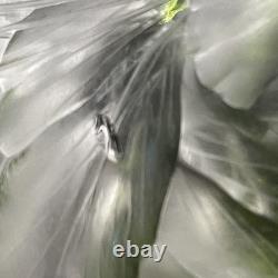 Moser Karlsbad green Glass Vase Collectable Vintage