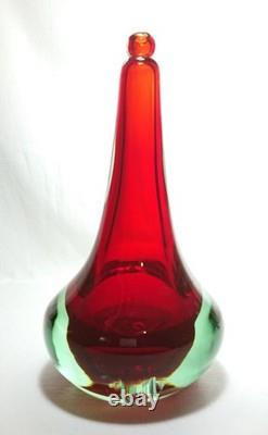Murano Cenedese Sommerso Glass Lamp Base c1960s Vintage MCM
