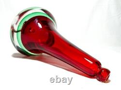Murano Cenedese Sommerso Glass Lamp Base c1960s Vintage MCM
