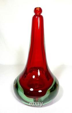 Murano Cenedese Sommerso Glass Lamp Base c1960s Vintage MCM