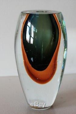 Murano Italian Art Glass Artistic Design Bud Vase Unique One of a Kind
