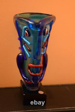 Murano Signed Limited Artwork Glass Sculpture A Homage to Picasso by S Frattin