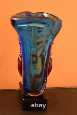 Murano Signed Limited Artwork Glass Sculpture A Homage to Picasso by S Frattin