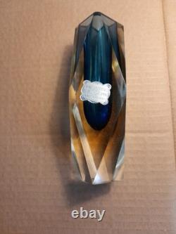 Murano Sommerso Faceted Vase