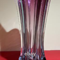 Murano Sommerso art glass vase, potentially by Cristallo Venezia 16 Inch
