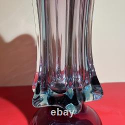 Murano Sommerso art glass vase, potentially by Cristallo Venezia 16 Inch
