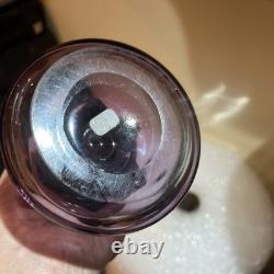 Murano Sommerso art glass vase, potentially by Cristallo Venezia 16 Inch