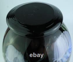 Murano XL copper aventurine art glass vase