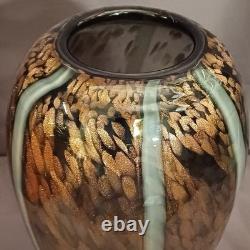 Murano glass ovoid vase, copper aventurine inclusions by Vincenzo Nason, 1960s
