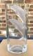 Nachtmann Lead Crystal Beautiful Dolphin Design Vase 2.6kg/5.5lbs Approx