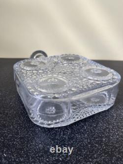 Nanny Still Riihimäen Lasi Grapponia clear art glass vase 1960's